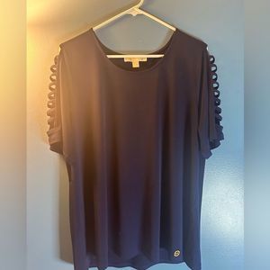 Michael Kors Womens Navy Blouse Size 1X
